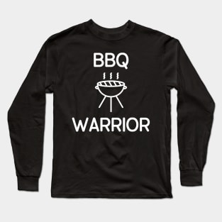 Barbeque Warrior Funny Aesthetic Long Sleeve T-Shirt